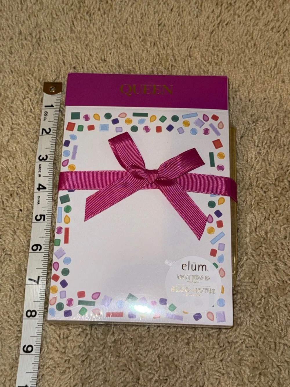 QUEEN Notepad with pen